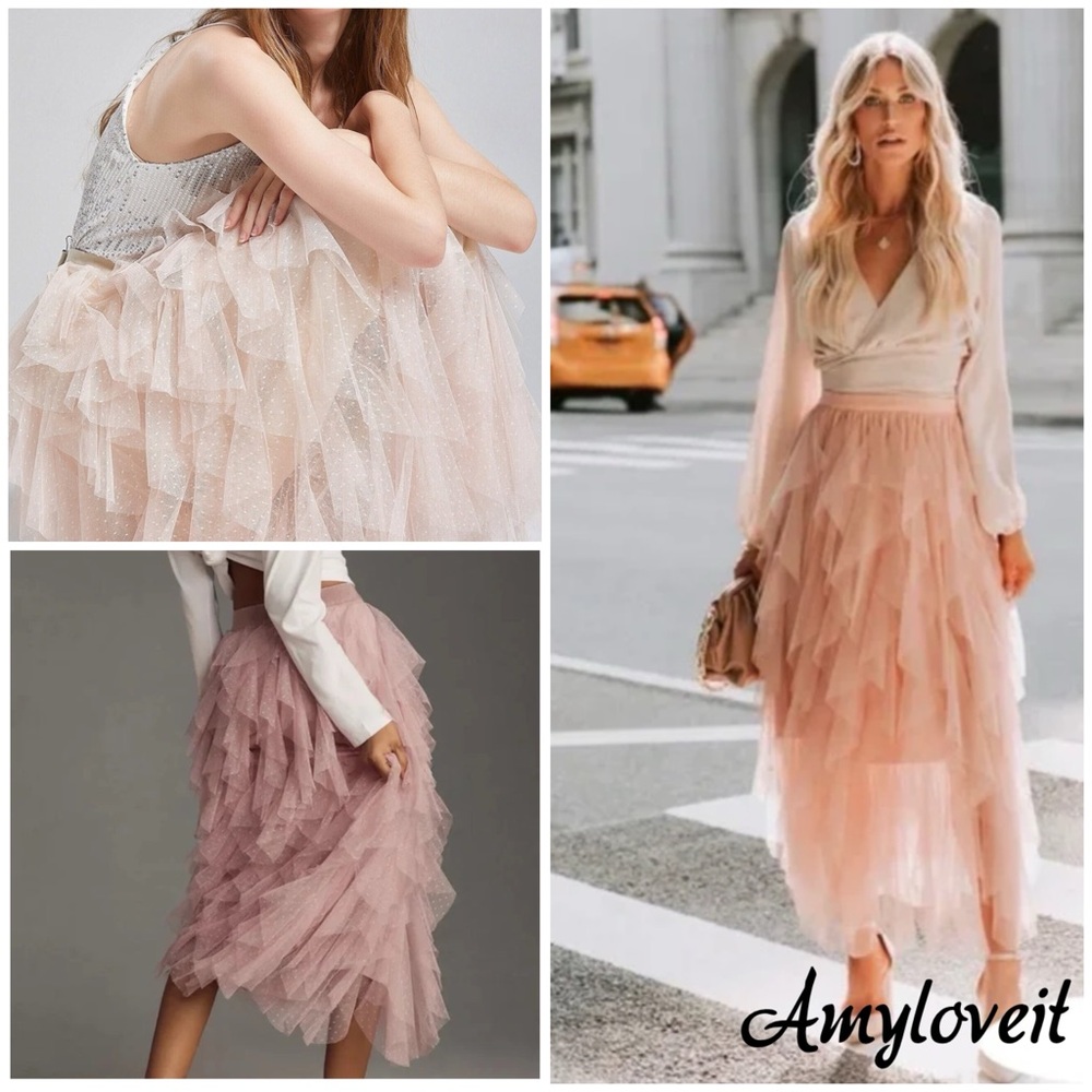 Live 4 Truth Tiered Polka Dot Tulle Skirt #42